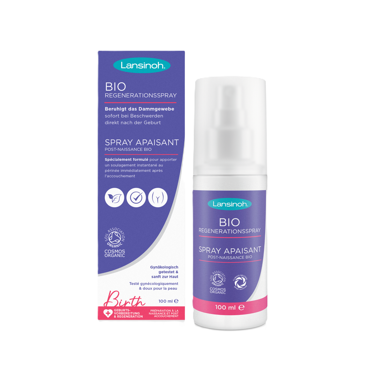 LANSINOH - Biologische verzachtende spray