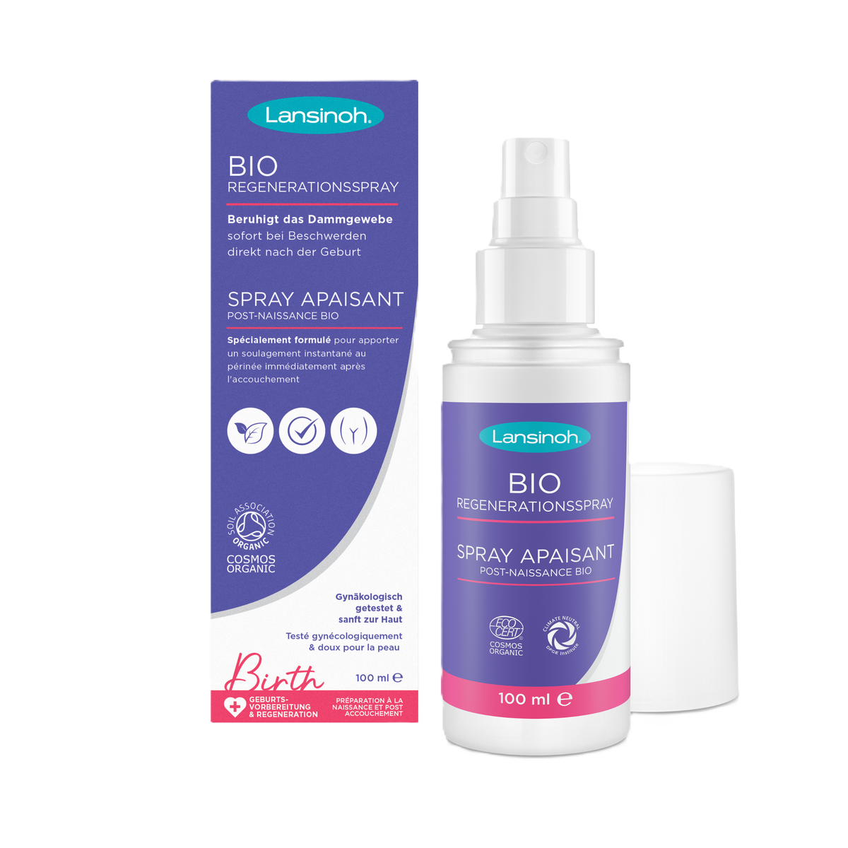 LANSINOH - Biologische verzachtende spray