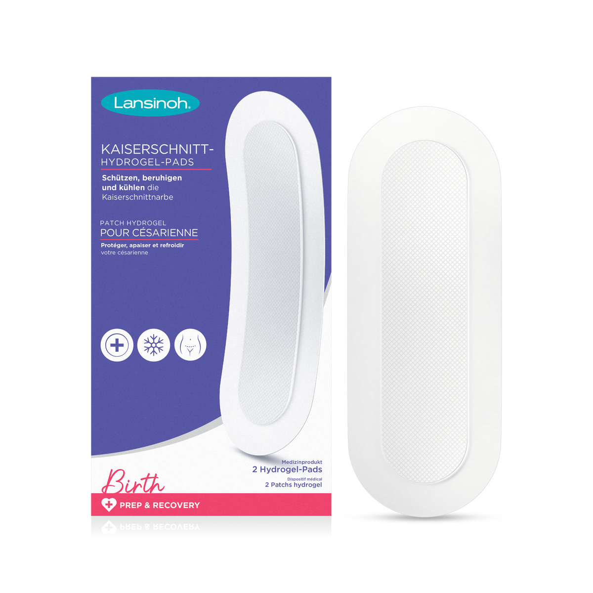 LANSINOH - Hydrogel keizersnede patch