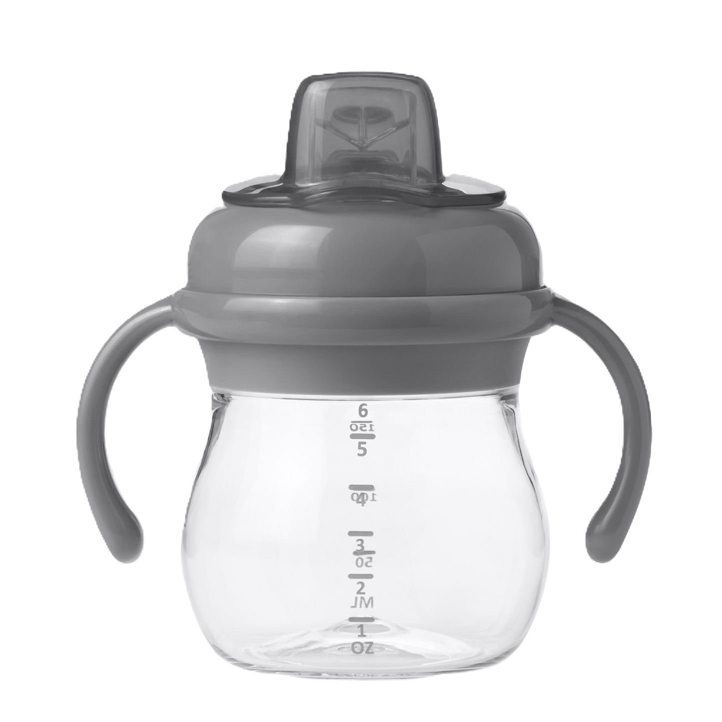 OXO Tot - Antilekbeker met zachte tuit (150 ml) - Grijs