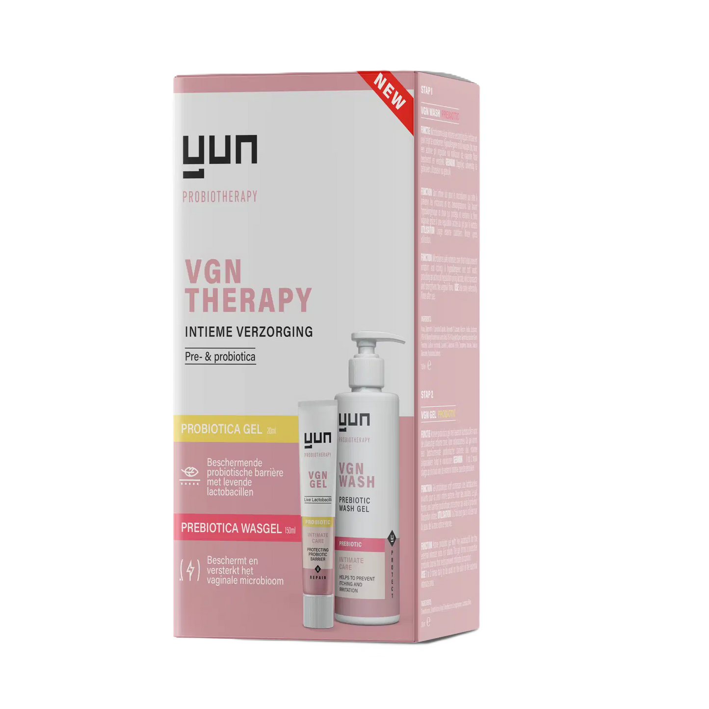 YUN - VGN Therapy (Prebiotic Intieme Wasgel 150 ml + Probiotic Intieme Gel 20 ml)
