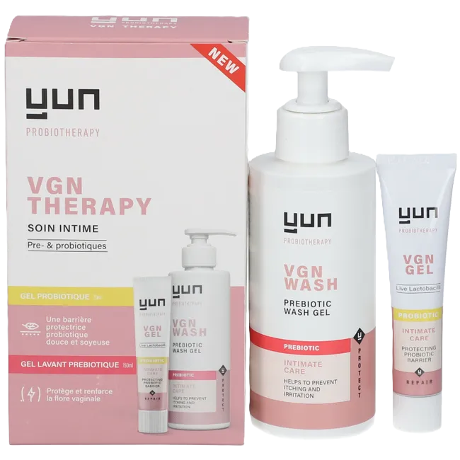 YUN - VGN Therapy (Prebiotic Intieme Wasgel 150 ml + Probiotic Intieme Gel 20 ml)
