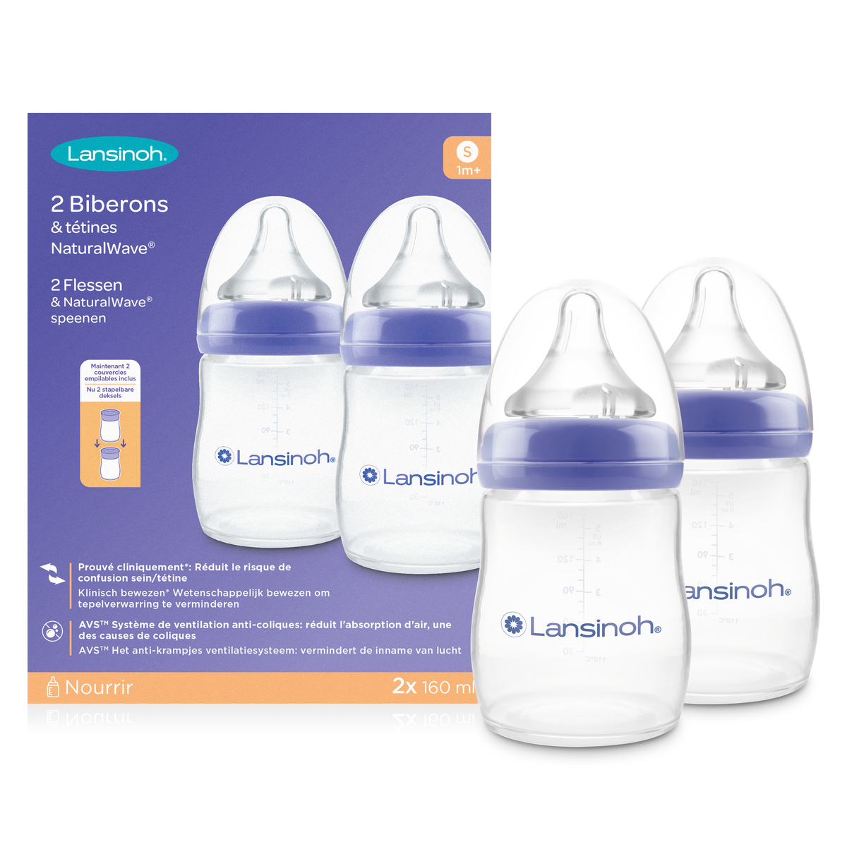 LANSINOH - Natural Wave® drinkflessen