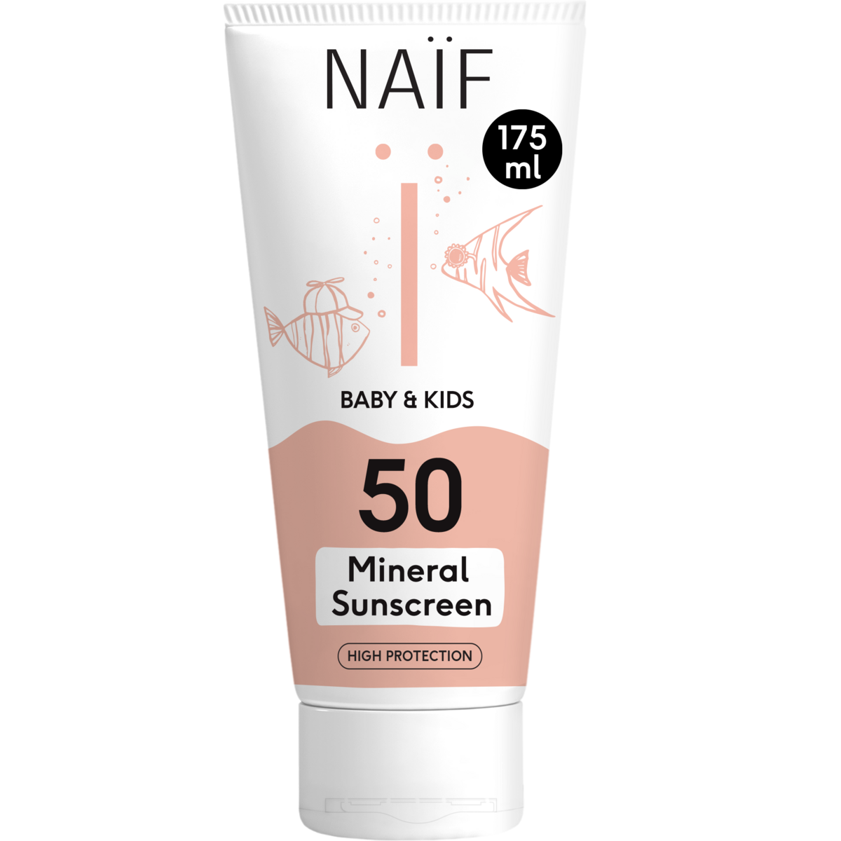 NAÏF - Minerale Zonnebrandcrème voor Baby&Kids Factor 50 175ml