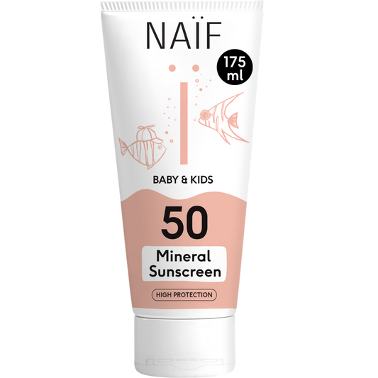 NAÏF - Minerale Zonnebrandcrème voor Baby&Kids Factor 50 175ml