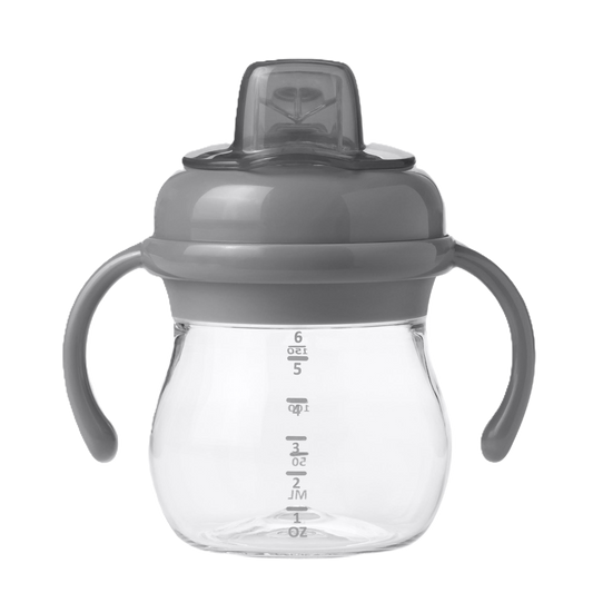 OXO Tot - Antilekbeker met zachte tuit (150 ml) - Grijs